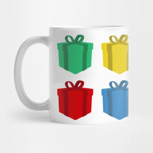 Colorful gift boxes Mug